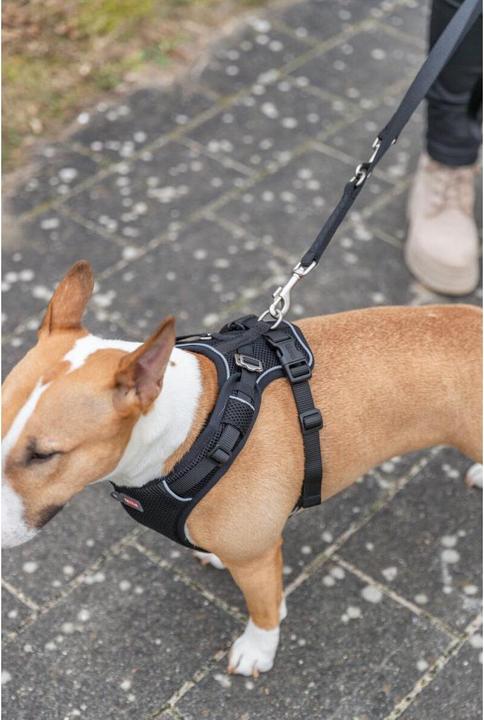 Image du produit Trixie Premium FlexMesh harness, wide fit,XS–S:40–57cm/15mm,black (S, XS, Chien, Général, Promenade)