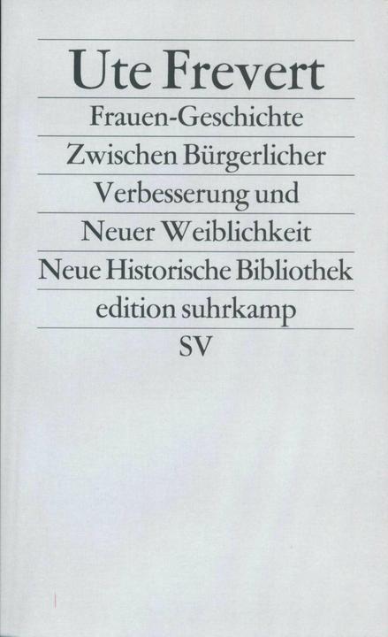 Produktbild Frauen-Geschichte (Deutsch, Ute Frevert, 1986)