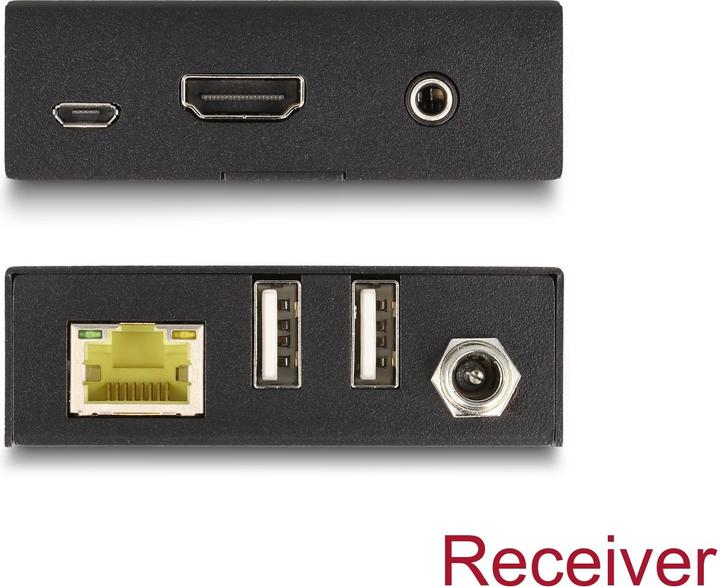 Produktbild Delock HDMI KVM Extender Set über Cat.6 Kabel 4K 60 Hz 70 m