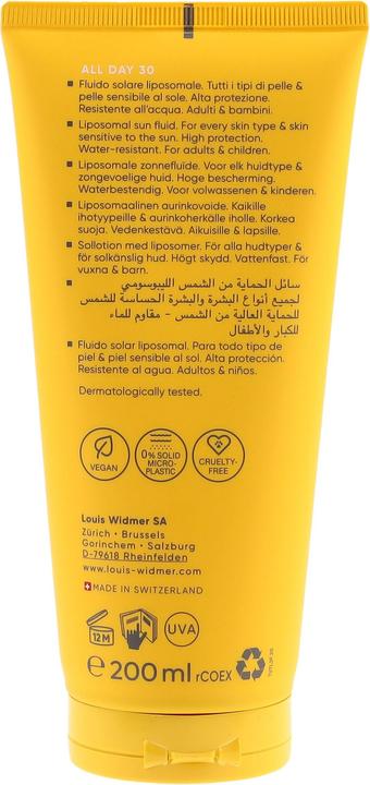 Immagine prodotto Widmer Louis All Day LSF30 Value Pack parfumiert 200 ml (Crema solare, SPF 30, 200 ml)