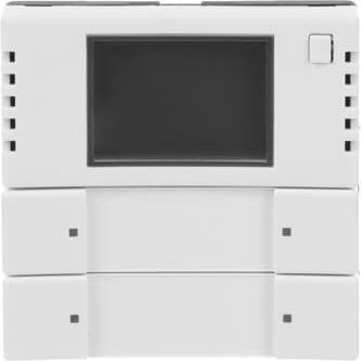 Produktbild Busch-Jaeger Raumtemperaturregler UP KNX PowN std-ws glz