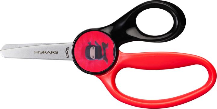 Fiskars Kinderschere mit Ninja-Wackelbild Ab 6 Jahren Länge: 13 cm (13 cm)