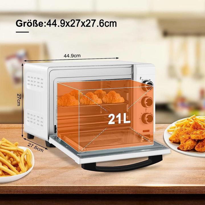 Image du produit Woltu Mini Backofen 20 Liter Weiss