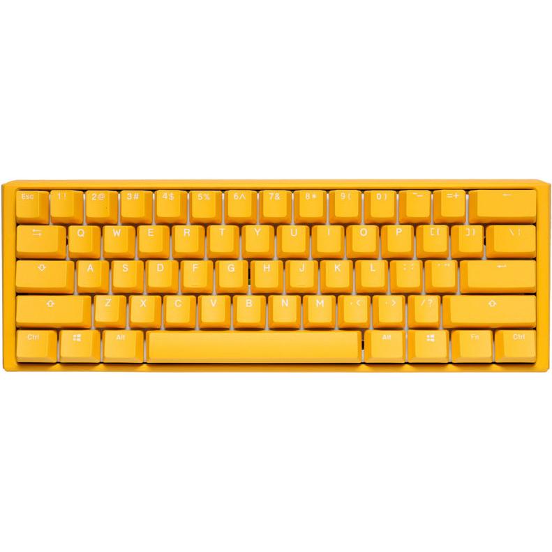 Ducky One 3 Yellow Mini (US, Kabelgebunden), Tastatur, Gelb