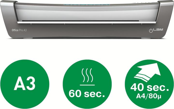 Actual product image Leitz iLAM Office Pro Laminator (80 - 175 µm, A3)
