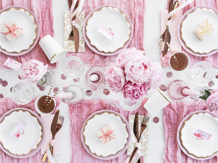 Actual product image Partydeco Mug White (6 pieces) (6x)