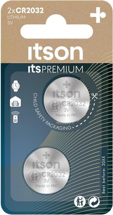 Produktbild Itson 2x CR2032 (2 Stk., CR2032)