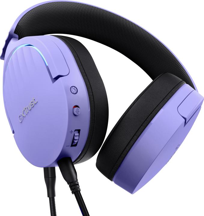 Actual product image Trust GXT490P FAYZO 7.1 USB HEADSET PURPLE (Cable)