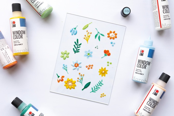 Actual product image Marabu Window paint Fun & Fancy (Sap green, 80 ml)