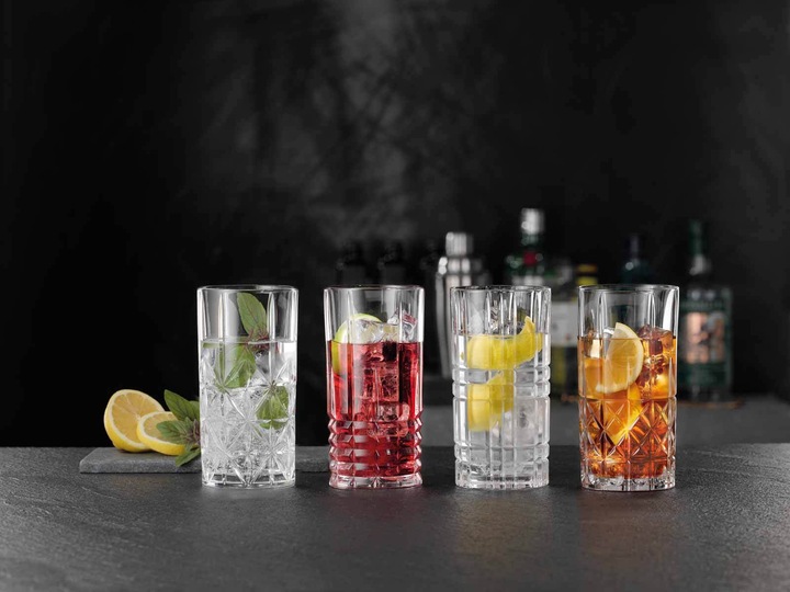Actual product image Nachtmann Long drink tumbler Highland 37.5 cl 15.1cm Ø7.7cm Set of 4 (4.45 dl, 4 x, Long drink glasses)