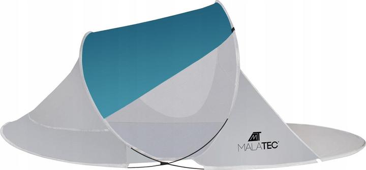 Actual product image Trizand Beach tent 220x120x90cm - turquoise - gray (beach tent, 0.85 kg)