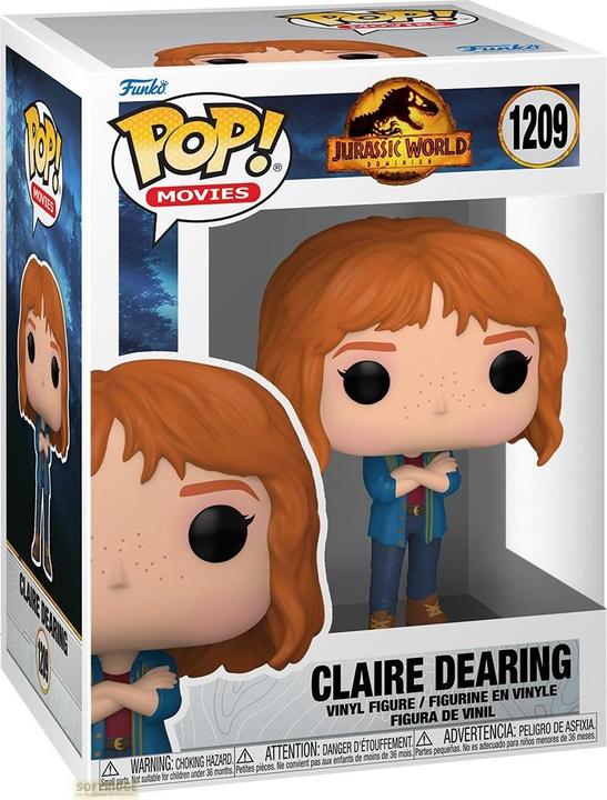 Actual product image Funko Pop! Jurassic World Dominion : Claire Dearing (1209)