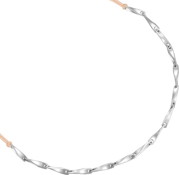 Produktbild Glanzstücke München Armband Sterling Silber Textil (beige) - 38382 (22 cm, Sterling Silber)