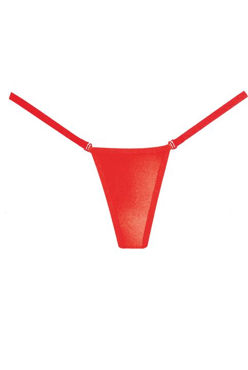Produktbild Allure Wetlook Panty - Red (One Size)