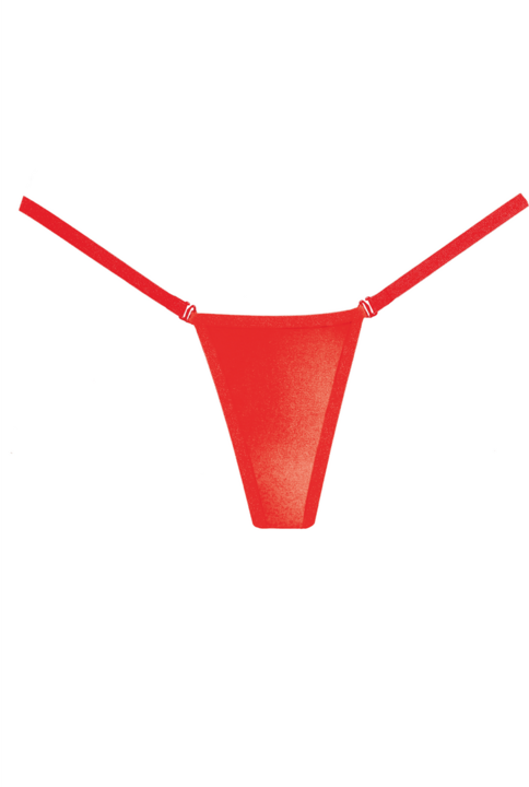 Produktbild Allure Wetlook Panty - Red (One Size)