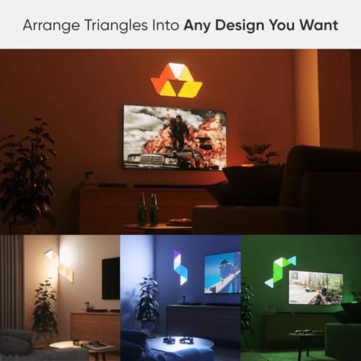 Image du produit Nanoleaf Shapes Triangles Smarter Kit (100 lm)