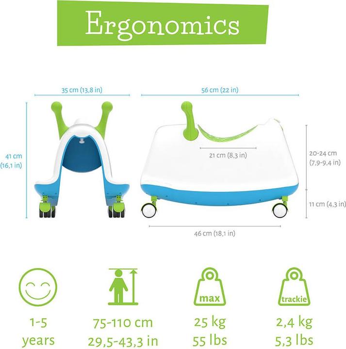 Productafbeelding Chillafish Trackie Ride-On