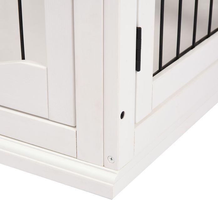 Immagine prodotto Swisshandel24 Cuccia per cani Casetta per cani Box di trasporto Gabbia per animali di piccola taglia per interni (Cane, Riflettori, Pieghevole)