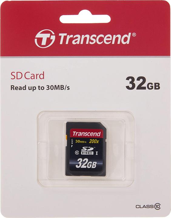 Produktbild Transcend SDHC 200x (32 GB, SDHC, U1, UHS-I)