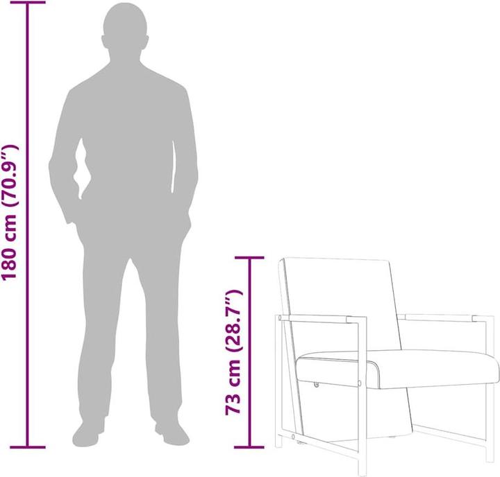 Actual product image vidaXL Sessel