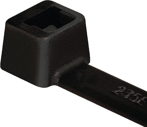 Produktbild HellermannTyton Kabelbinder schwarz 102x2,5mm (Metallkabelbinder, 100 mm, 100 Stk.)