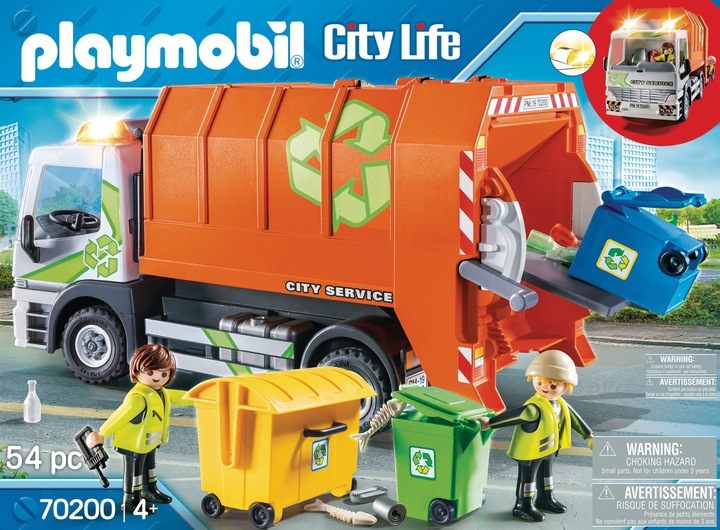 Image du produit Playmobil Camion à ordures (70200)
