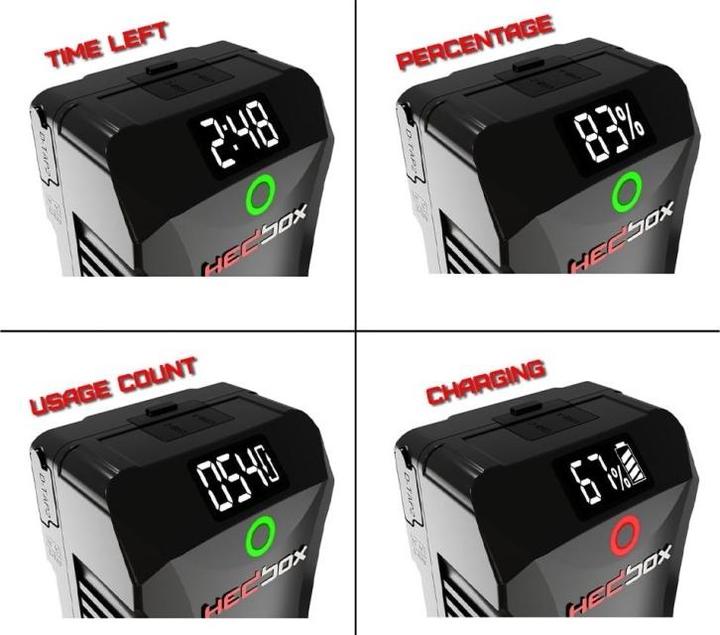 Image du produit Hedbox Cine V Lock Mount ( High Dur Aluminium )14.8V / 150Wh / 10050mAh15A / 250W Max LoadUSB-A Output 5V (Batterie de l'appareil photo)