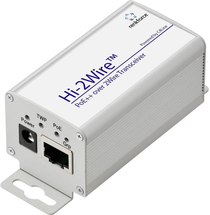 Produktbild Renkforce RF-6861940 PoE++ over 2Wire Transceiver 2-Draht Reichweite max