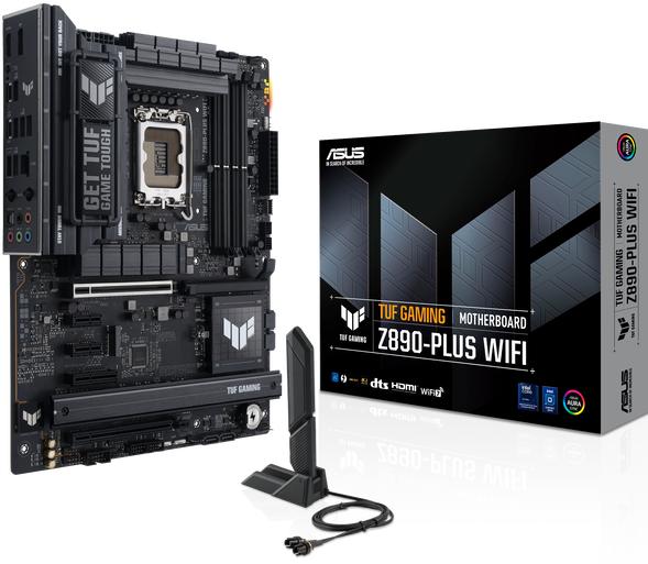 Productafbeelding ASUS TUF GAMING Z890-PLUS WIFI (LGA 1851, Intel Z890, ATX)