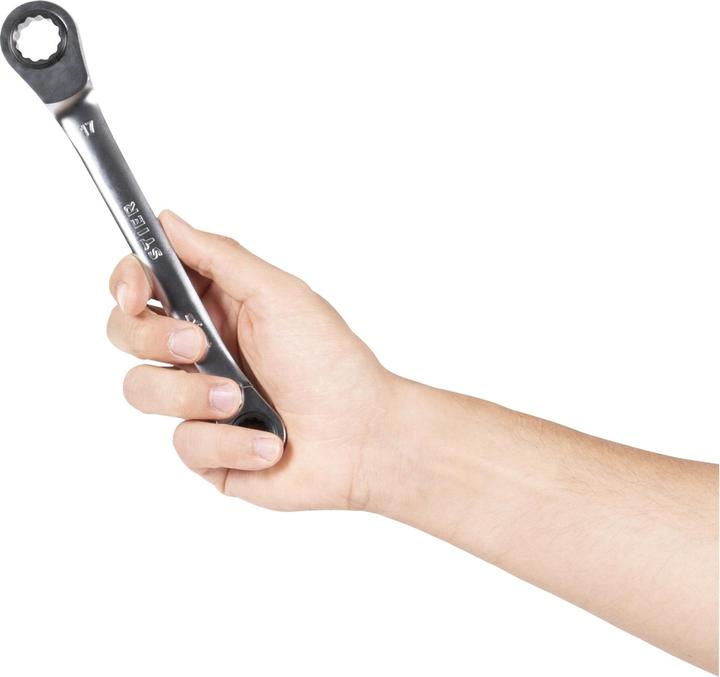 Produktbild Stier Doppel-Ringratschenschlüssel-Satz 4-in-1, 8 - 19 mm, 3-teilig (10 mm, 11 mm, 12 mm, 13 mm, 14 mm, 15 mm, 16 mm, 17 mm, 18 mm, 19 mm, 8 mm, 9 mm)