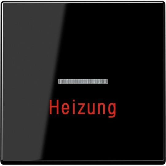 Thumbnail - JUNG Kontrollwippe Schalter A sw glz A590HSW, Taster + Schalter, Schwarz