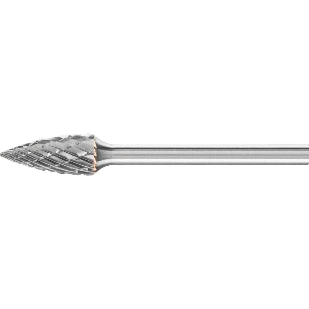 Pferd, Fräser, Kleinfrässtift Form SPG Ø 6 mm Kopflänge 13 mm Schaft-Ø 3 mm Hartmetall Verzahnung 3 PLUS