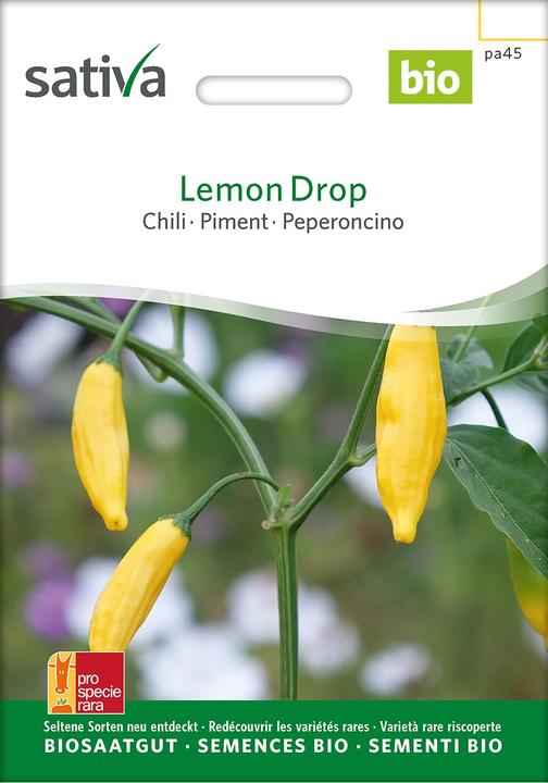 Produktbild Sativa Lemon Drop - Chilli Bio (Gemüsesamen)