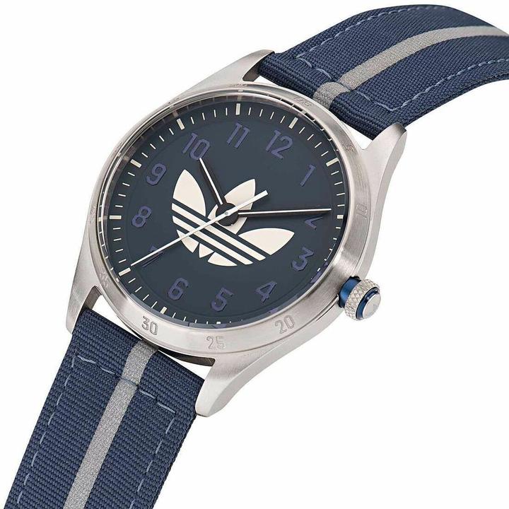 Produktbild adidas Quarz Armbanduhr AOSY23041 Silber Gehäusematerial=Stahl Material (Armban (Analoguhr, 42 mm)