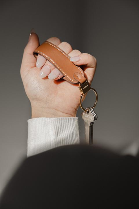 Immagine prodotto Orbitkey Portachiavi ad anello, caramello