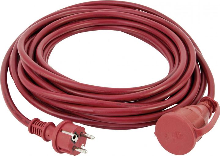 Image du produit REV 0017258649 Strom Verlängerungskabel 16 A Rot 25.00 m H05RR-F 3F 3G 1,5 mm² (25 m, CEE 7/3)