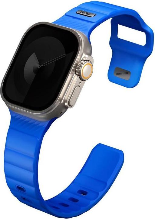 Actual product image Uniq pasek Stride Apple Watch Series 1/2/3/4/5/6/7/8/9/SE/SE2/Ultra/Ultra 2 42/44/45/49mm FKM Rubber (42 mm, 44 mm, 45 mm, 49 mm, Plastic)