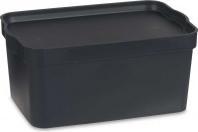 Actual product image Kipit plastic box with lid 7.5l anthracite (7.50 l)