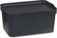 Immagine prodotto Kipit cassetta di plastica con coperchio 7,5 l antracite (7.50 l)