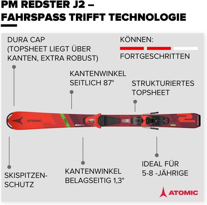 Produktbild Atomic Redster J2 (100 cm, Mit Bindung)