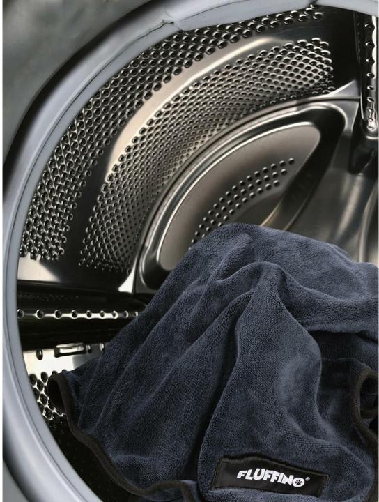 Image du produit Fluffino Peignoir Beige / Bleu, M (M, Peignoir pour chien)