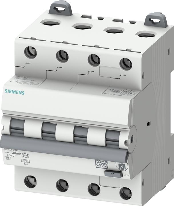 Siemens FI/LS-Schutzschalter C16 3p+N 0,03A A 5SU1346-7FP16