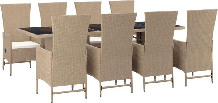 Produktbild vidaXL Garten Essgruppe (240 x 90 x 75 cm)