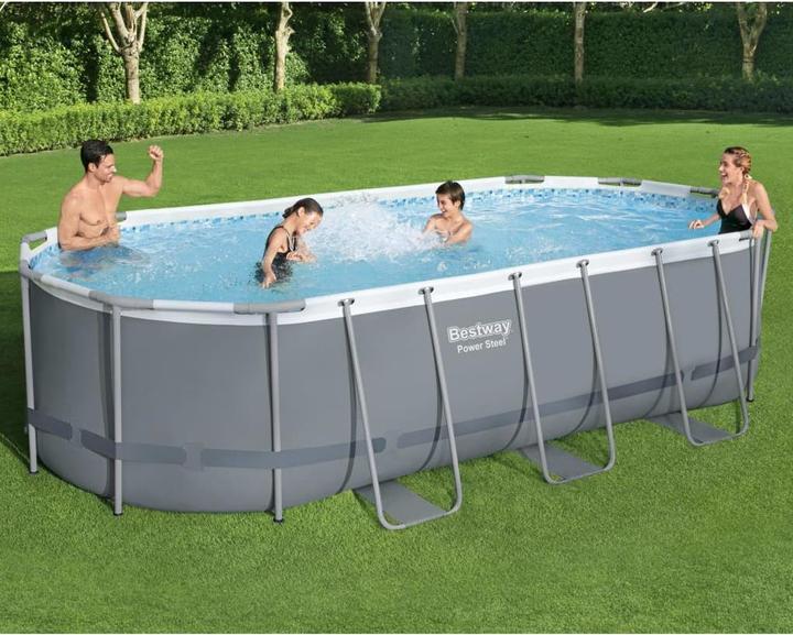 Produktbild Bestway Oval Frame Pool Set (549 x 274 x 122 cm)