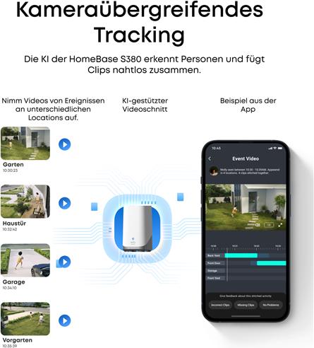 Image du produit Anker SoloCam E42 2-Cam kit (HomeBase S380) (3840 x 2160 pixels)