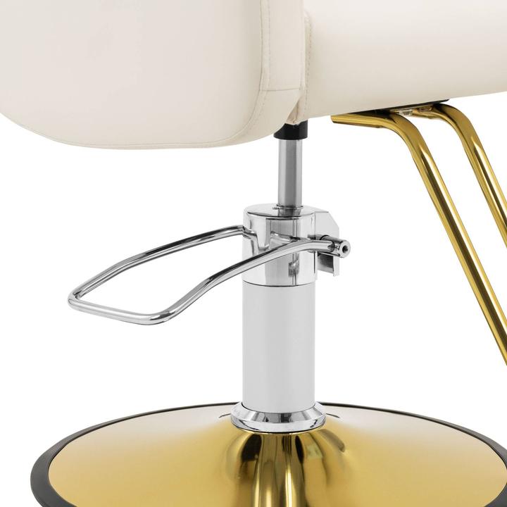 Actual product image Physa Salon Chair with Footrest - 55 - 65 cm - 180 kg - Cream