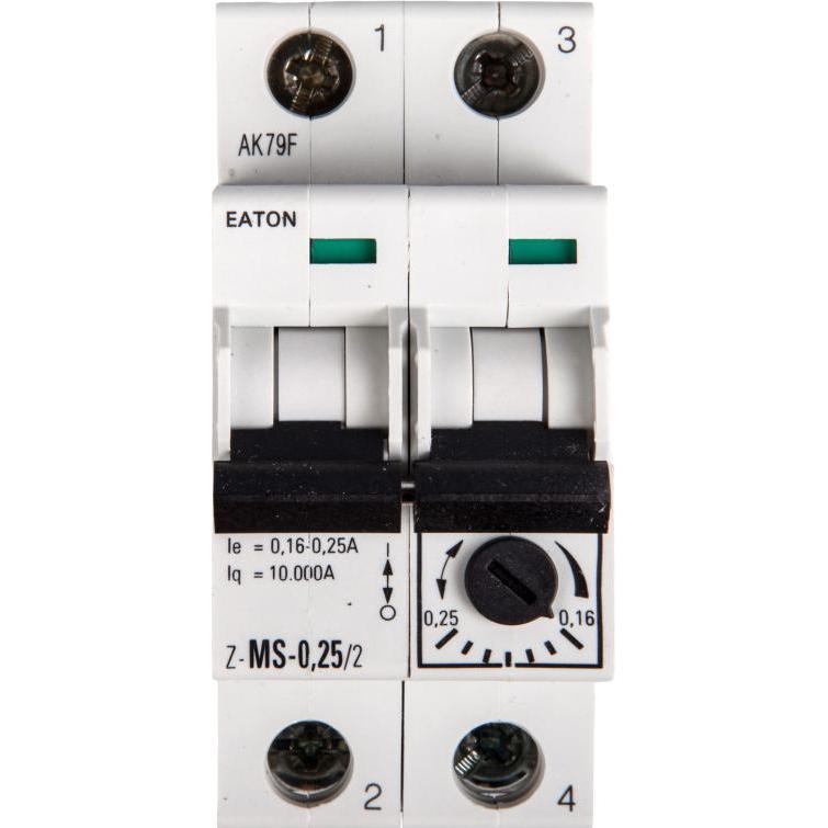 Thumbnail - Eaton, Schutzschalter, Motorschutzschalter, 0,16-0,25 A, 2p 248390