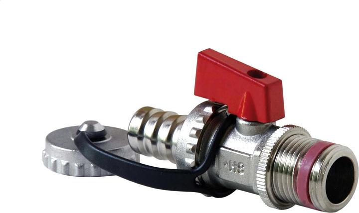 Produktbild Hermann schmidt HS KFE-Hahn 1403 1/2, Messing vernickelt