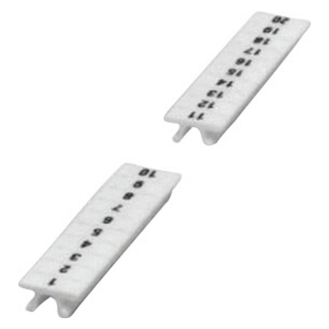 Phoenix Contact Bianco Pinza, 0805739:0021 Accessori Per Morsettiera Marcatore Per Morsettiera 10 Pezzo(I)