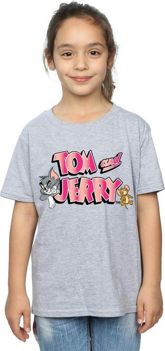Produktbild Tom & Jerry Gradient Logo TShirt Mädchen (140, 146)